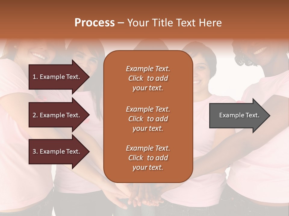Concept Hands Caucasian PowerPoint Template