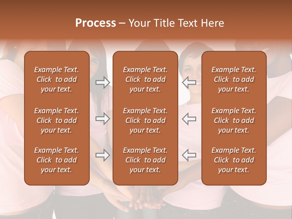 Concept Hands Caucasian PowerPoint Template