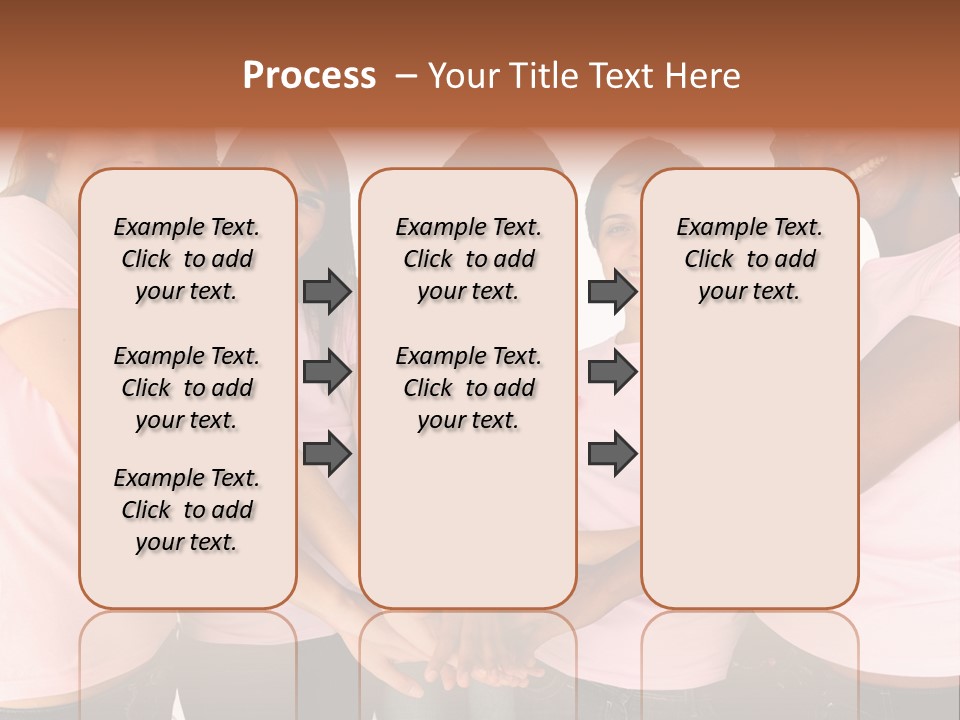 Concept Hands Caucasian PowerPoint Template