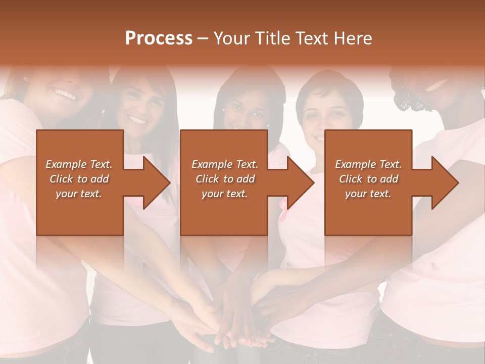 Concept Hands Caucasian PowerPoint Template