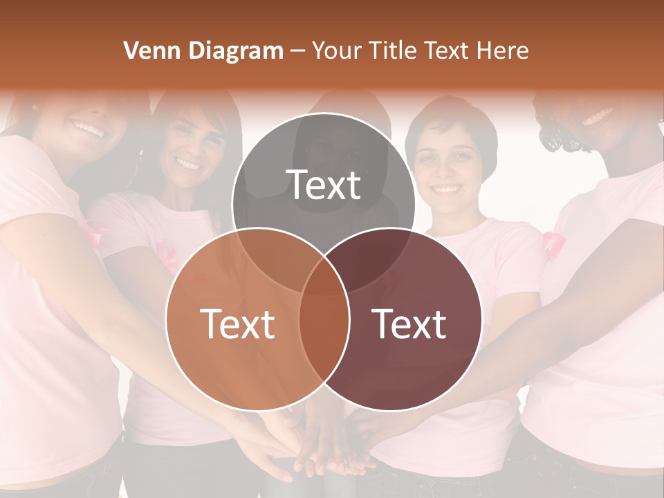 Concept Hands Caucasian PowerPoint Template