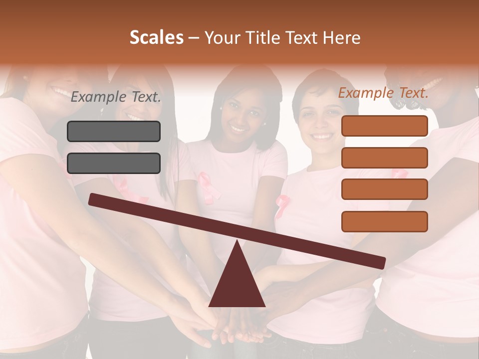 Concept Hands Caucasian PowerPoint Template