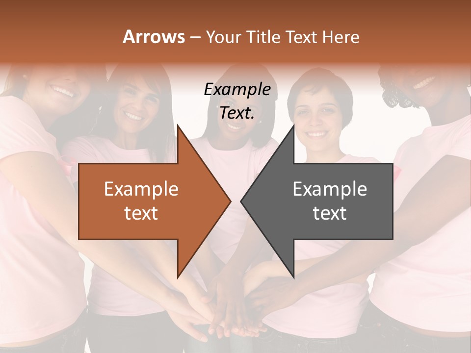 Concept Hands Caucasian PowerPoint Template