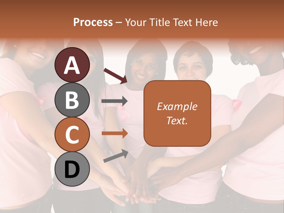 Concept Hands Caucasian PowerPoint Template