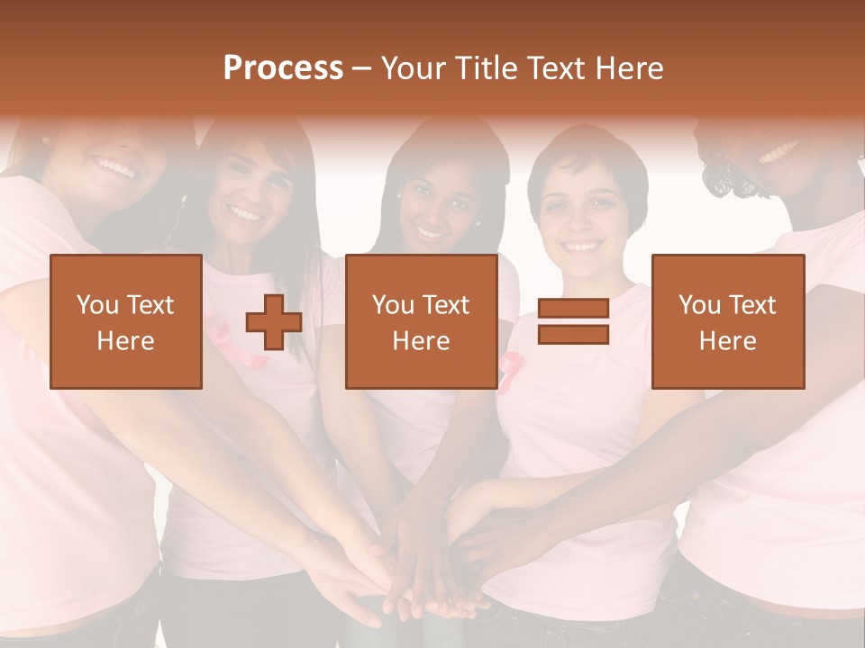 Concept Hands Caucasian PowerPoint Template
