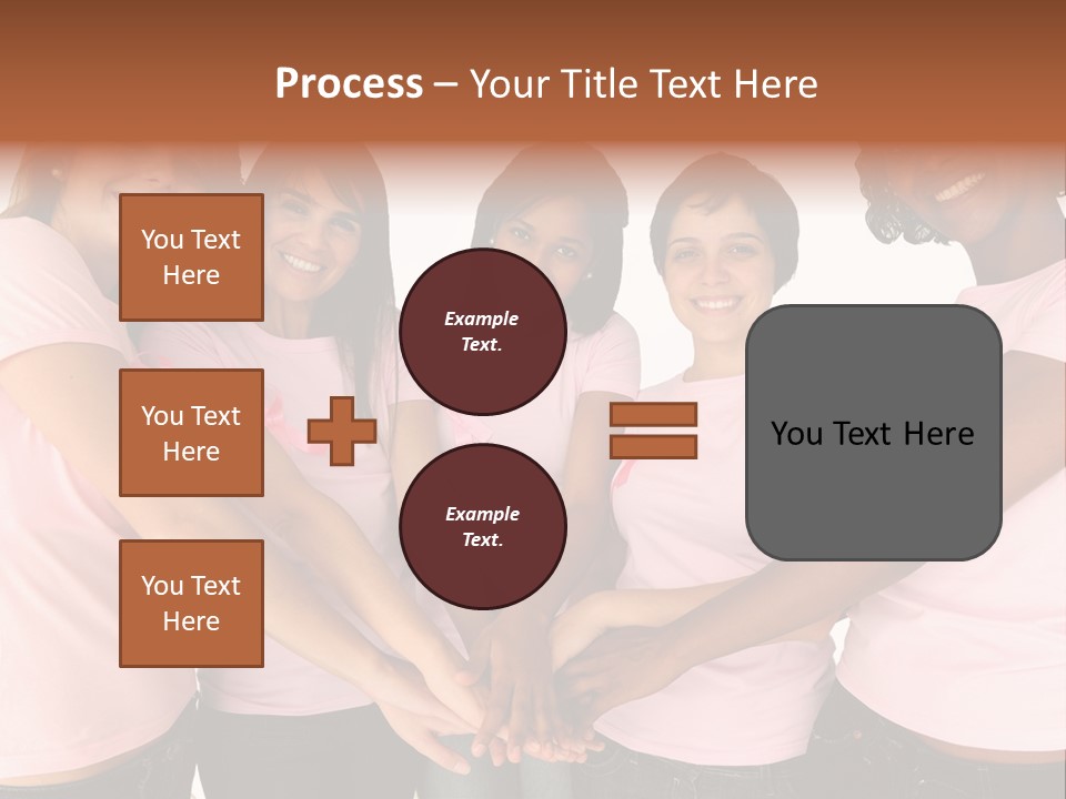 Concept Hands Caucasian PowerPoint Template