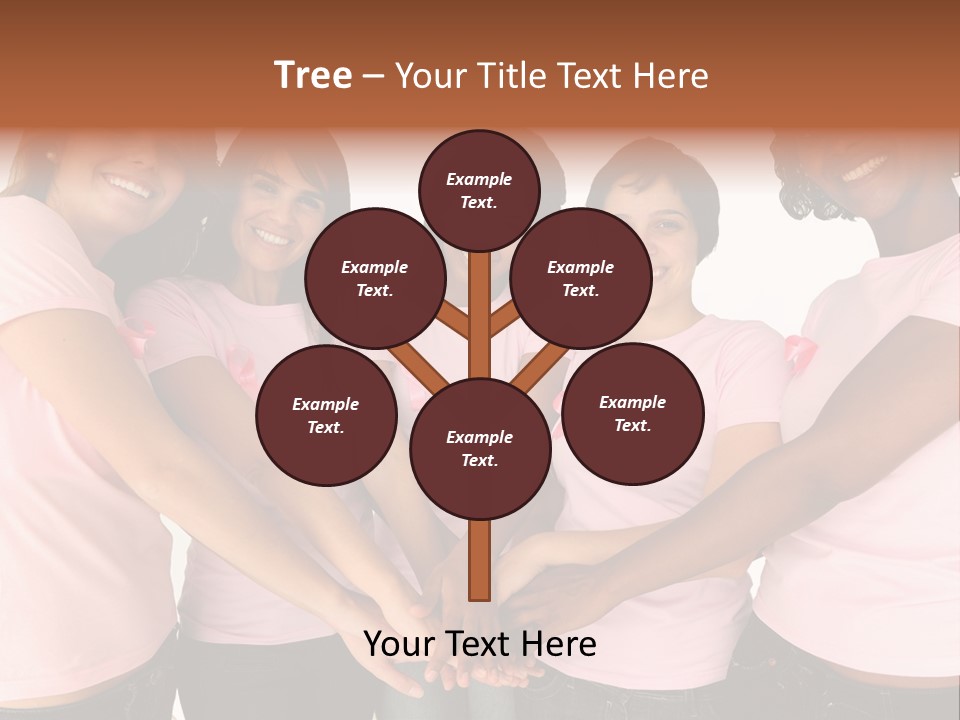 Concept Hands Caucasian PowerPoint Template