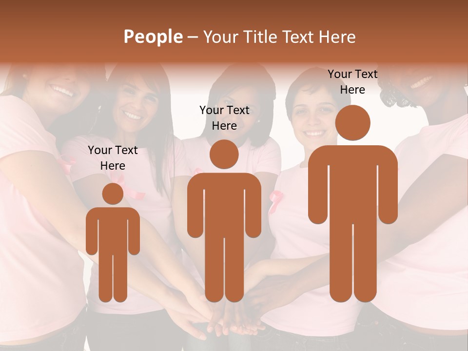 Concept Hands Caucasian PowerPoint Template