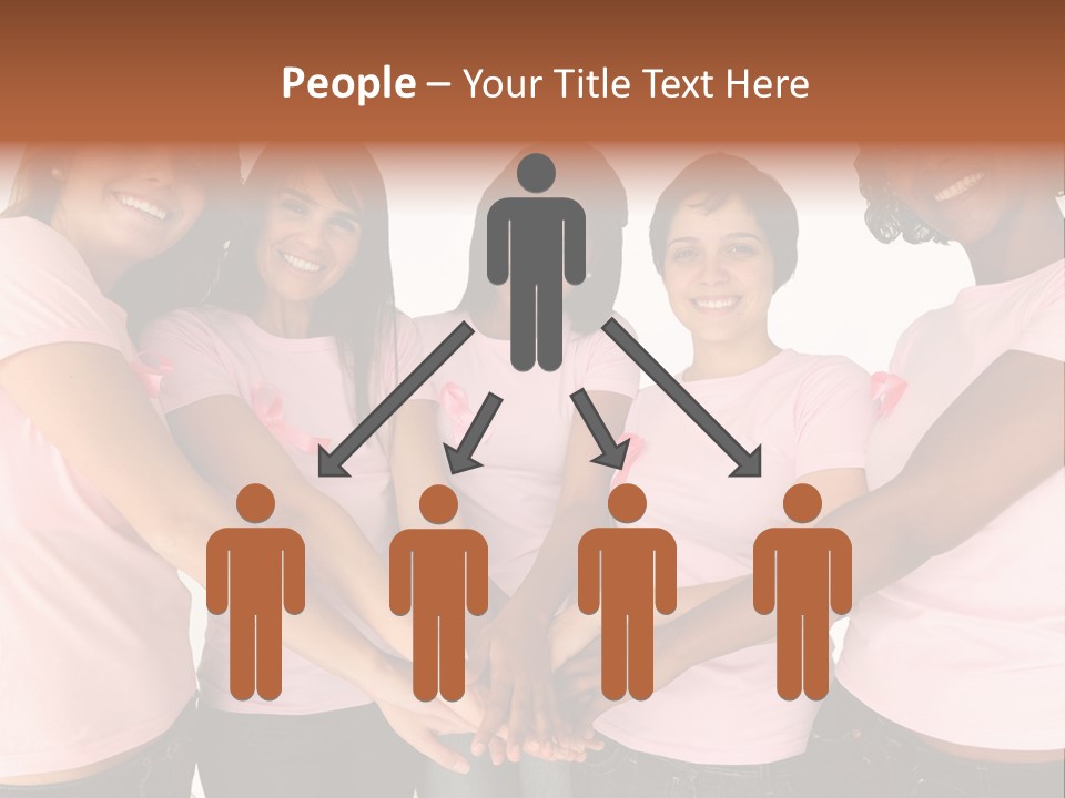 Concept Hands Caucasian PowerPoint Template