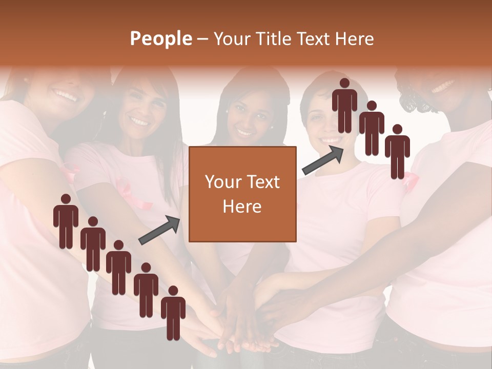 Concept Hands Caucasian PowerPoint Template