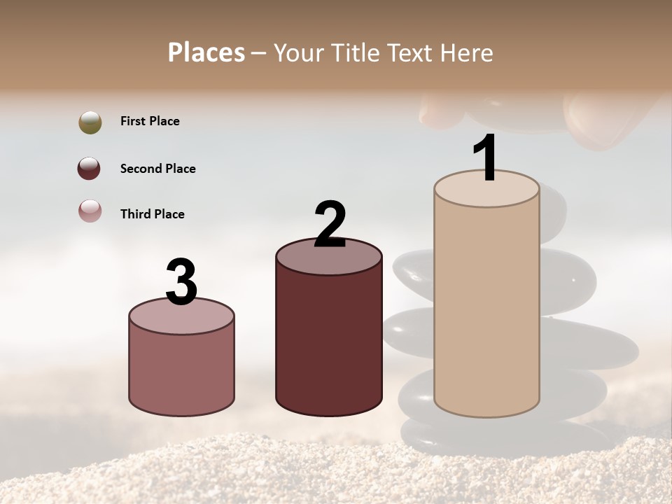 Stability Wave Hand PowerPoint Template