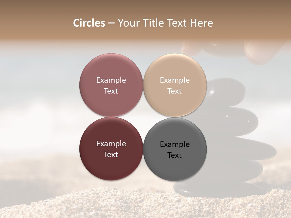 Stability Wave Hand PowerPoint Template