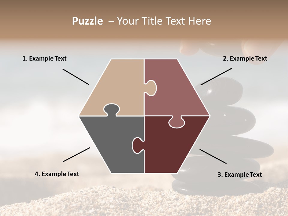 Stability Wave Hand PowerPoint Template