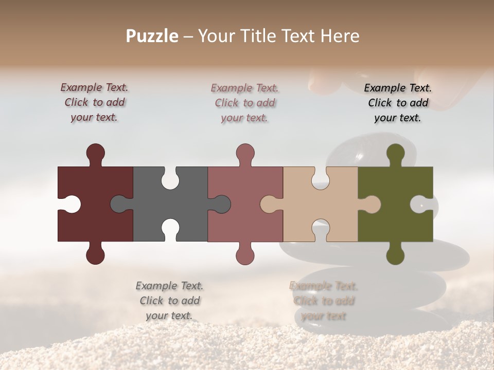 Stability Wave Hand PowerPoint Template