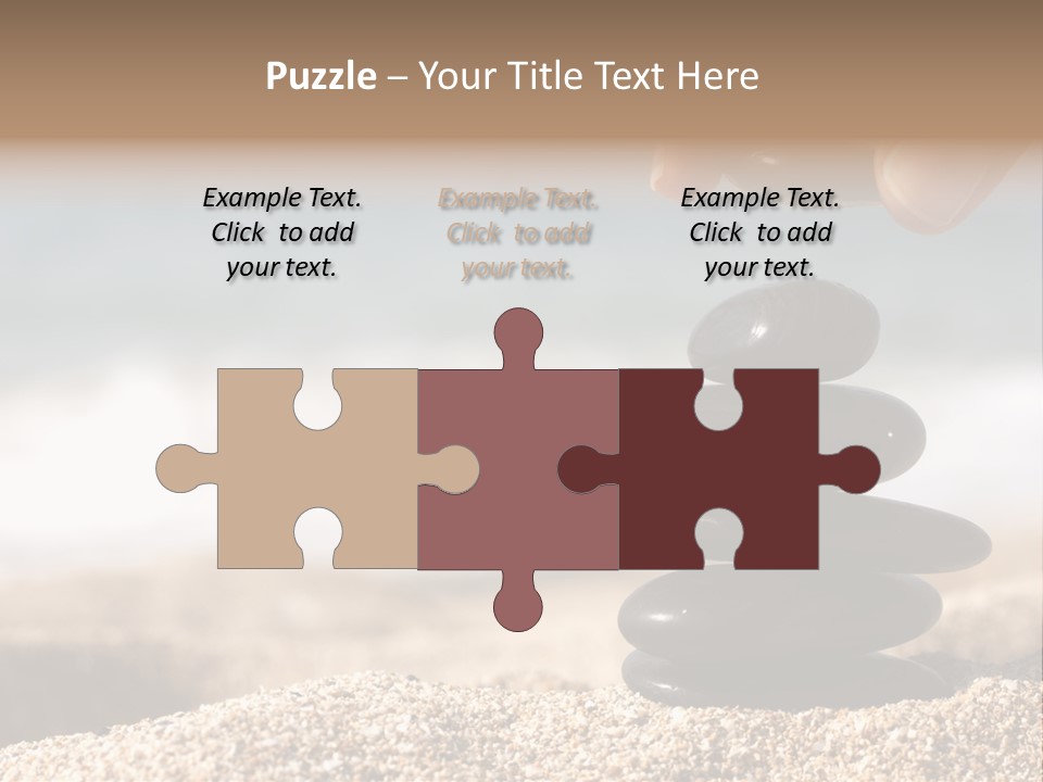 Stability Wave Hand PowerPoint Template