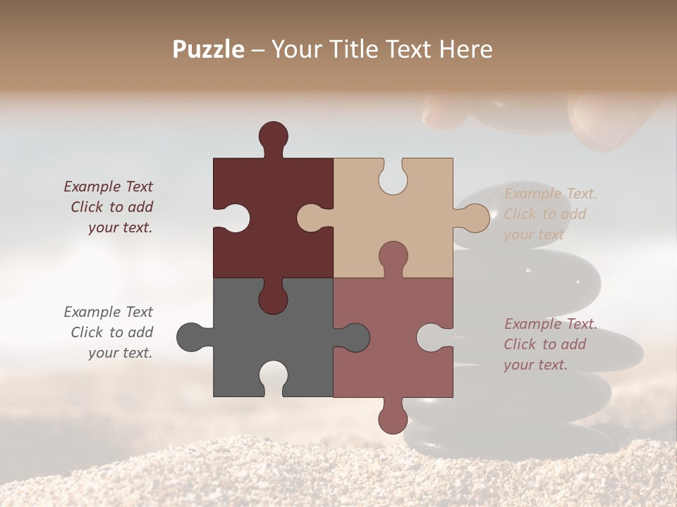 Stability Wave Hand PowerPoint Template