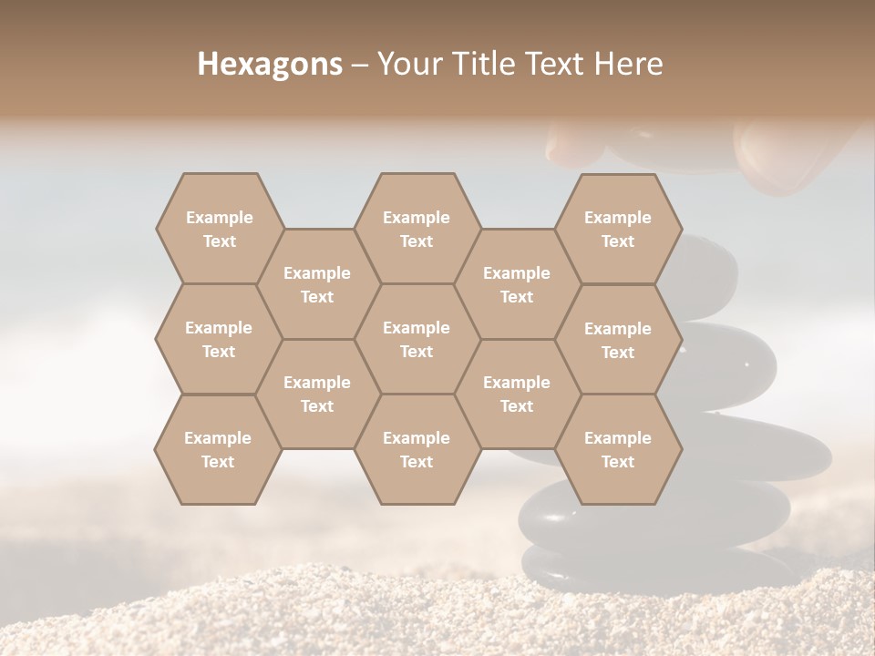 Stability Wave Hand PowerPoint Template