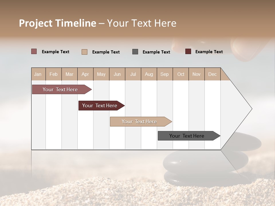 Stability Wave Hand PowerPoint Template