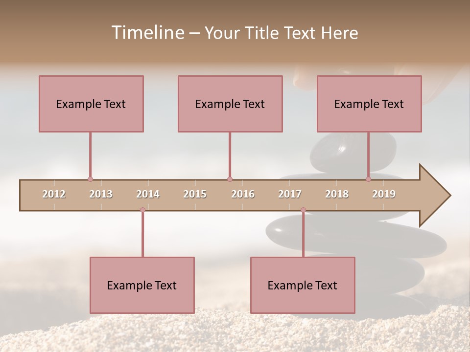 Stability Wave Hand PowerPoint Template