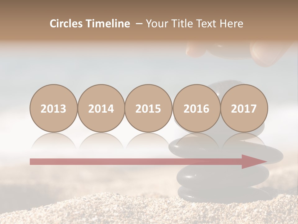 Stability Wave Hand PowerPoint Template