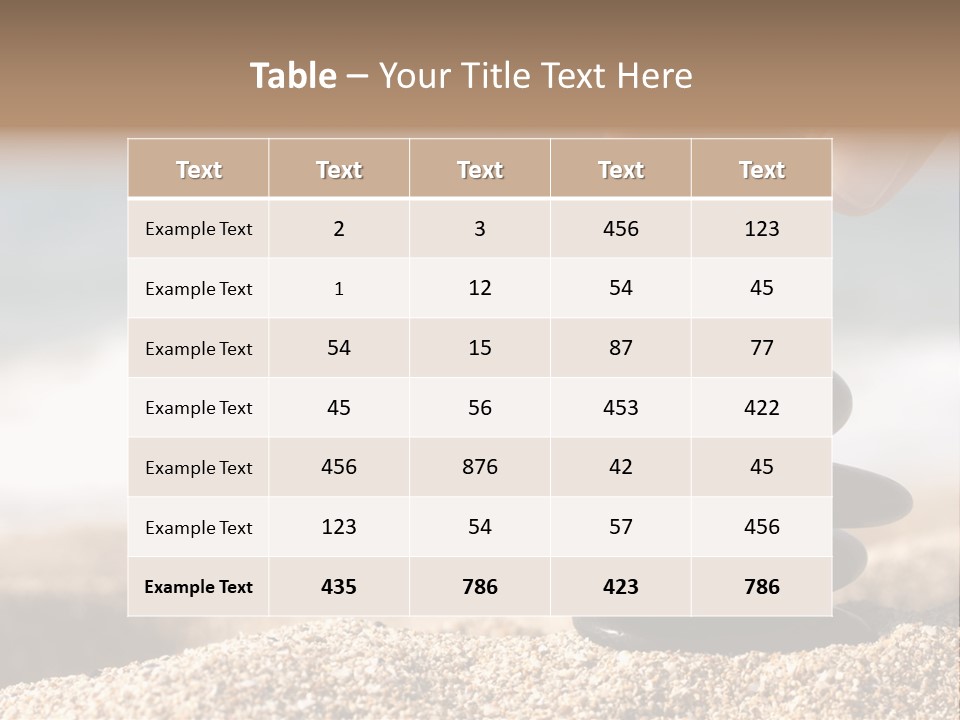 Stability Wave Hand PowerPoint Template