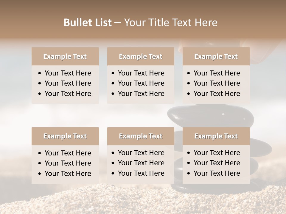 Stability Wave Hand PowerPoint Template