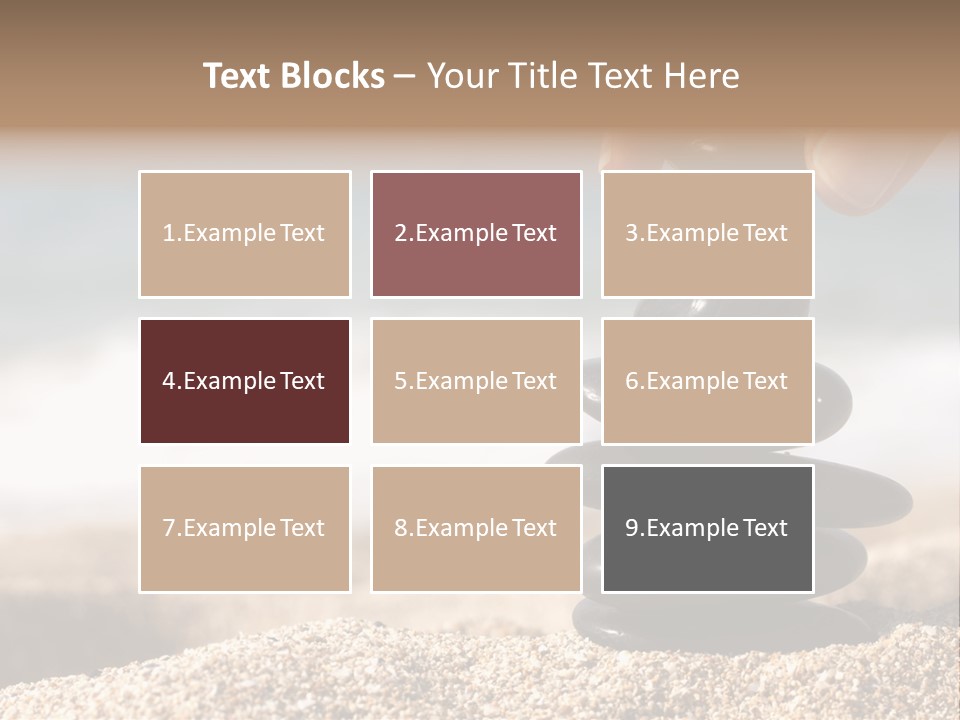 Stability Wave Hand PowerPoint Template