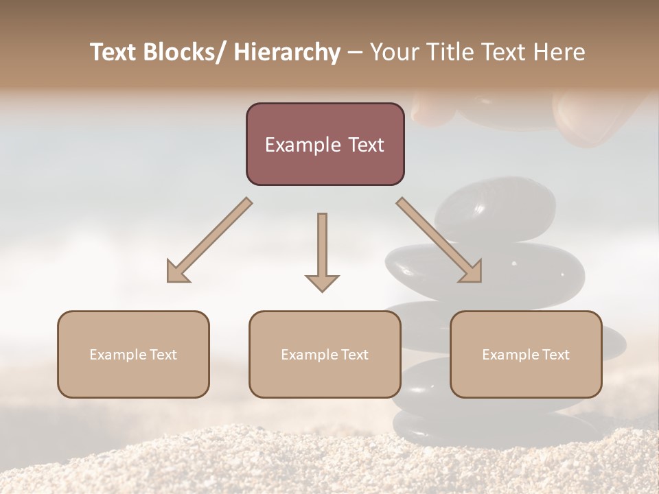Stability Wave Hand PowerPoint Template