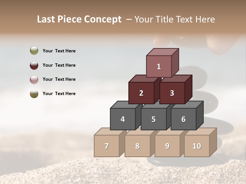 Stability Wave Hand PowerPoint Template