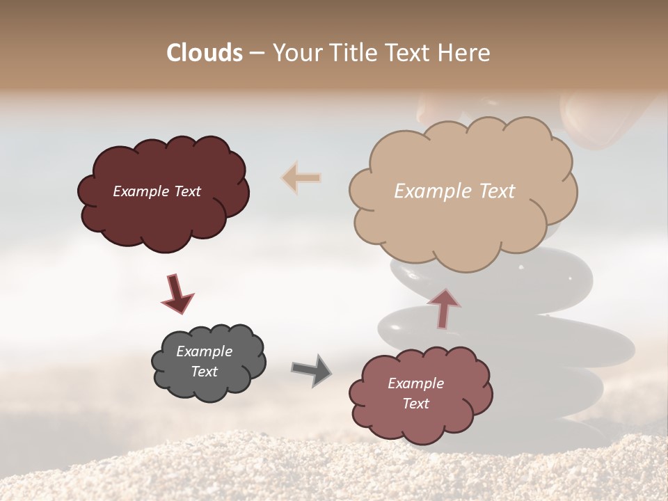 Stability Wave Hand PowerPoint Template