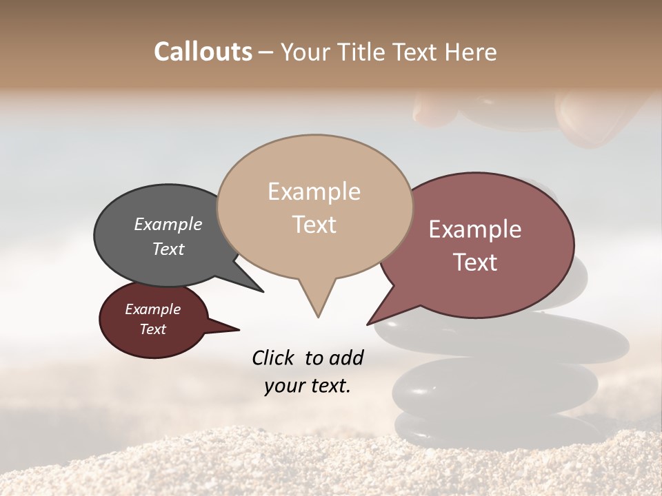 Stability Wave Hand PowerPoint Template