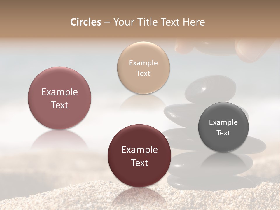 Stability Wave Hand PowerPoint Template