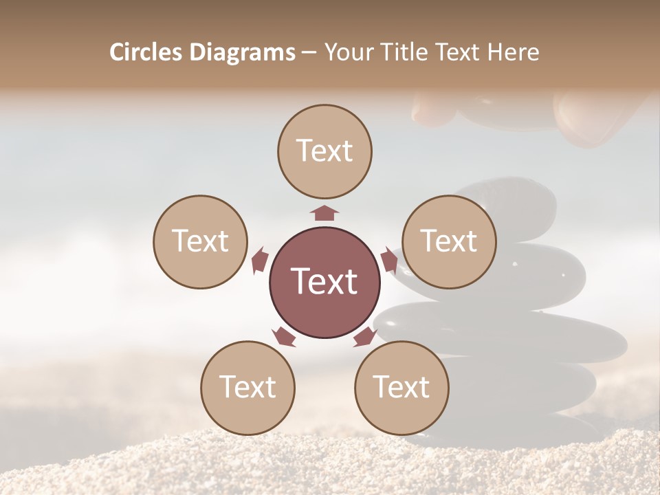 Stability Wave Hand PowerPoint Template