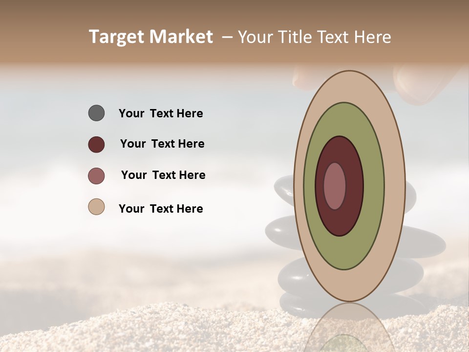 Stability Wave Hand PowerPoint Template