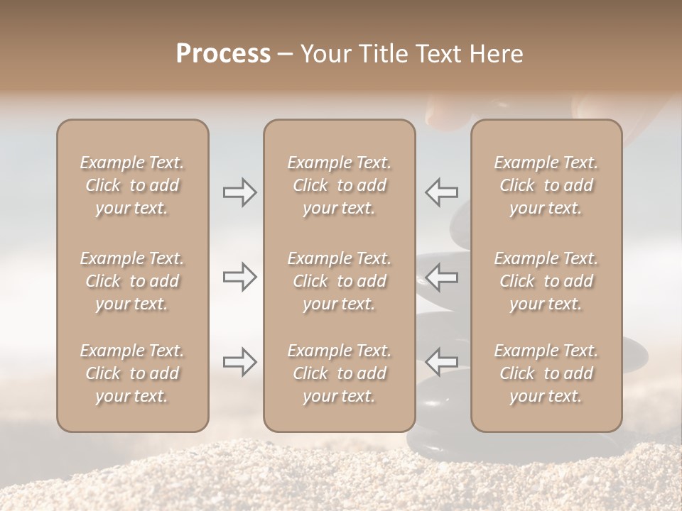 Stability Wave Hand PowerPoint Template