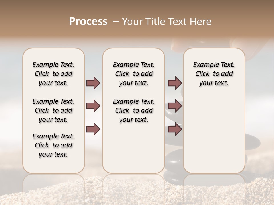 Stability Wave Hand PowerPoint Template