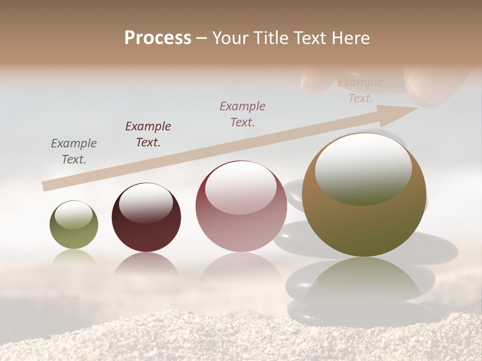 Stability Wave Hand PowerPoint Template