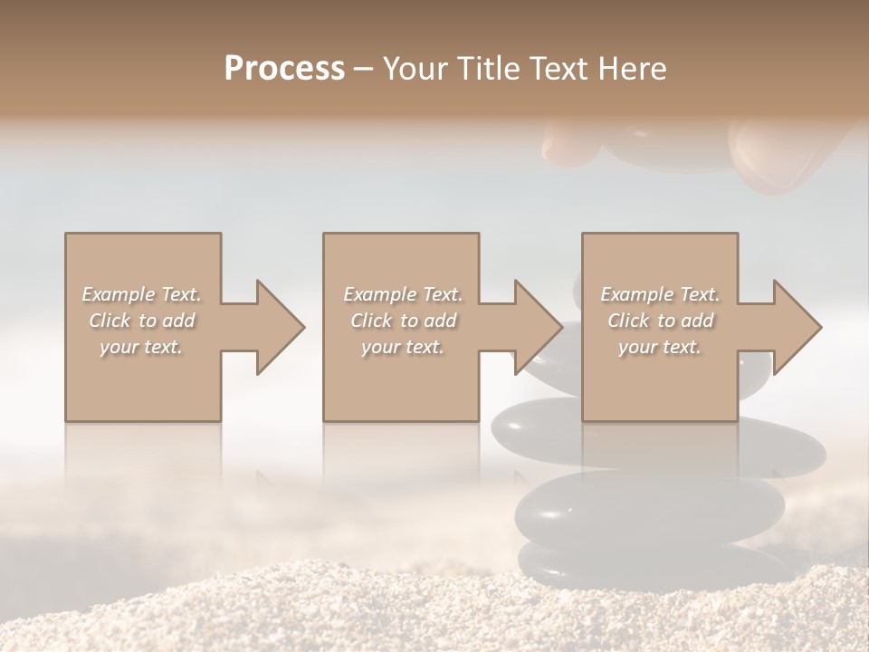 Stability Wave Hand PowerPoint Template
