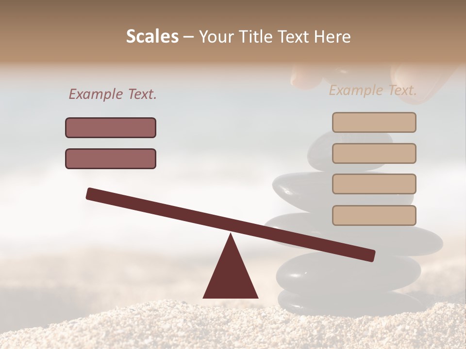 Stability Wave Hand PowerPoint Template