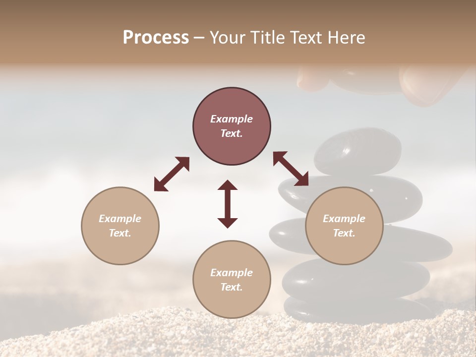 Stability Wave Hand PowerPoint Template