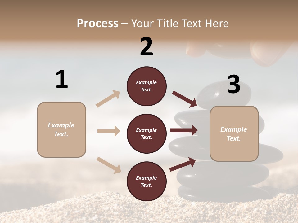 Stability Wave Hand PowerPoint Template