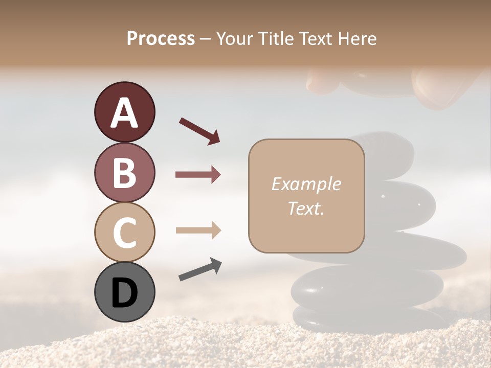 Stability Wave Hand PowerPoint Template