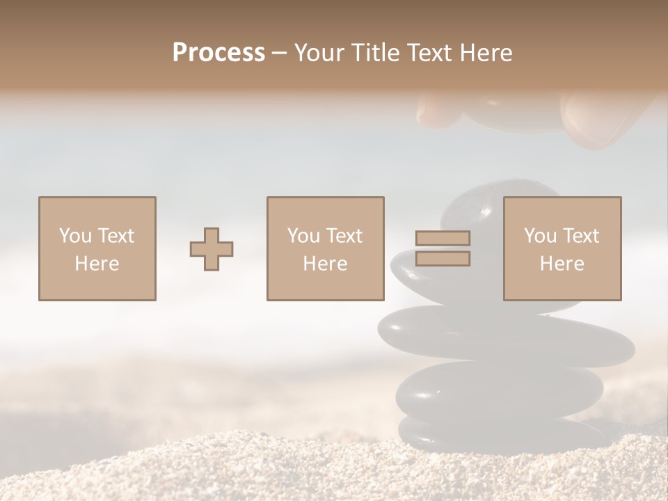 Stability Wave Hand PowerPoint Template