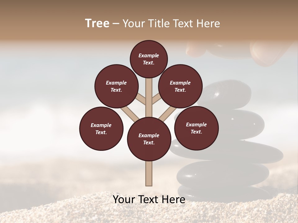 Stability Wave Hand PowerPoint Template