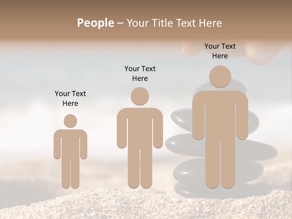 Stability Wave Hand PowerPoint Template