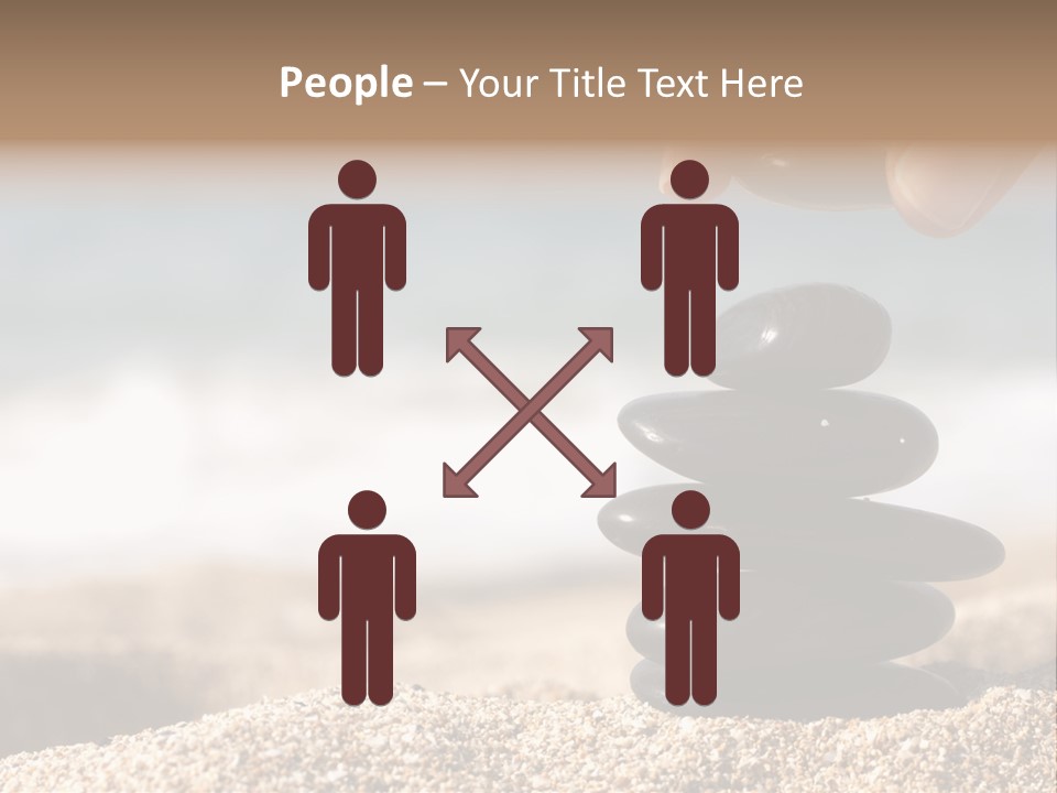 Stability Wave Hand PowerPoint Template