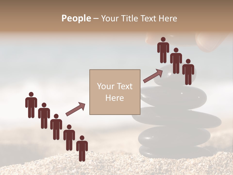 Stability Wave Hand PowerPoint Template