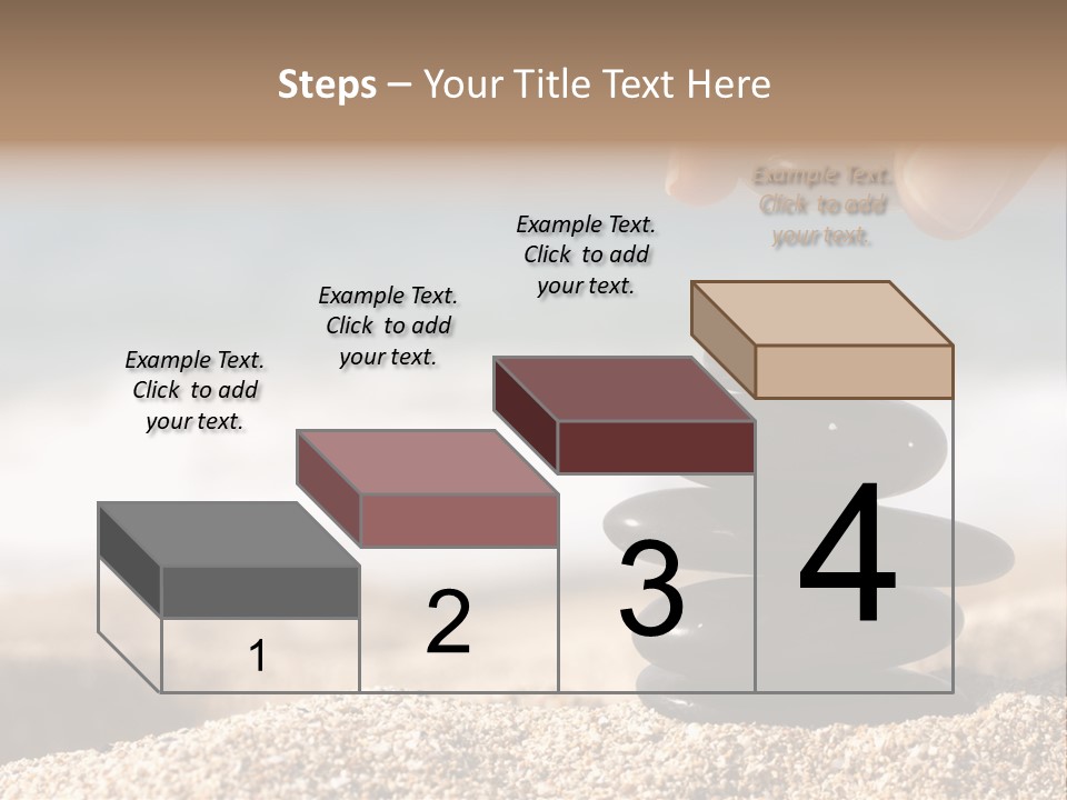 Stability Wave Hand PowerPoint Template