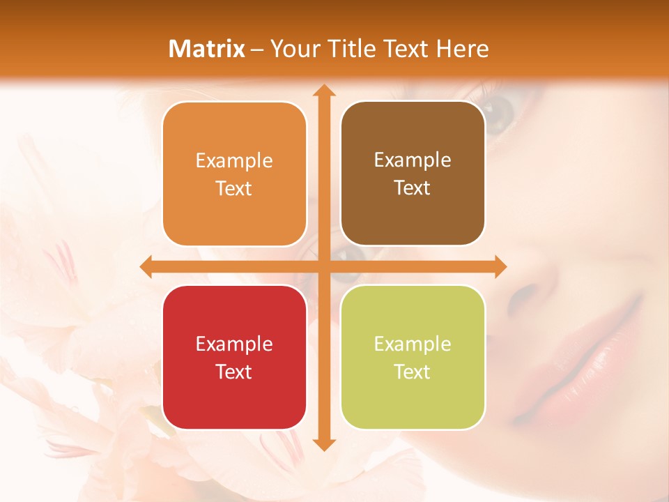 Woman Lifestyle Skin PowerPoint Template