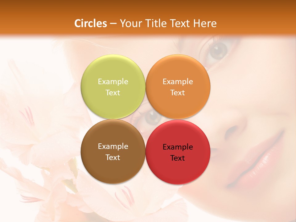 Woman Lifestyle Skin PowerPoint Template